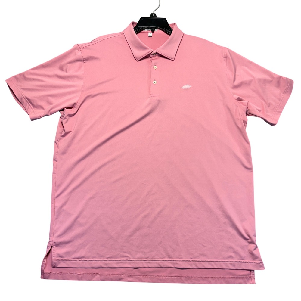 Peter Millar Summer Comfort Pink Performance Polo Shirt XL